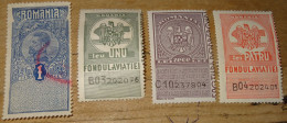 ROUMANIE ROMANIA : Petit Lot De Fiscaux ?   ............ CL1-10-5b - Revenue Stamps