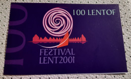 SLOVENIA 100 Lentof 2001 LENT Festival Maribor Coupon Bon Voucher UNC - Slovenië