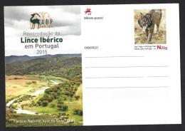 Postcard From Iberian Lynx. Lynx Pardinus. Guadiana Valley National Park. Postkarte Vom Iberischen Luchs. Iberian Ilves. - Sonstige & Ohne Zuordnung