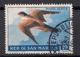 SAINT MARIN   POSTE AERIENNE     N°  112   OBLITERE - Airmail