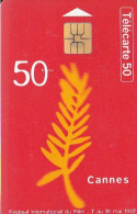 F733  04/1997 - CANNES 97 - 50 SO3 - (verso : N° Deux Lignes Vers La Droite) - 1997