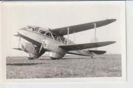 Vintage Photocard Morton Air Services Limited De Havilland D.H. 89 Dragon Aircraft - 1919-1938: Entre Guerres