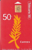 F733  04/1997 - CANNES 97 - 50 SO3 - (verso : N° 2ème Ligne Déformés - Deux Lignes Vers La Droite) - 1997