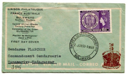 Lettre LIAISON PHILATHELIQUE  France AUSTRALE 1953 - ...-1955 Voorfilatelie