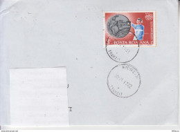 ROMANIA: LOS ANGELES OLYMPIADE - PISTOL SHOOTING On Cover Circulated In ROMANIA #427814367 - Registered Shipping! - Lettres & Documents