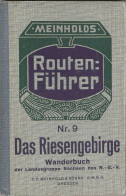 Buch Meinholds Meinhold Routenführer Nr 9 Riesengebirge Sudeten Wanderbuch + Landkarte Wanderkarte Krkonose Karkonosze - Mappamondo