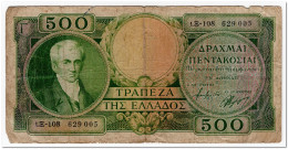 GREECE,500 DRAHMAI,1945,P.171,aF - Grèce