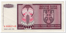 BOSNIA AND HERZEGOVINA,50 000 000 DINARA,1993,P.145,XF - Bosnien-Herzegowina