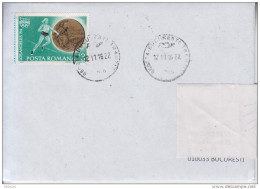 ROMANIA : LOS ANGELES OLYMPIADE - ATHLETICS On Cover Circulated In ROMANIA #412646436 - Registered Shipping! - Briefe U. Dokumente
