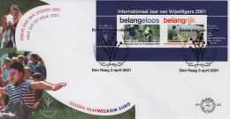 Pays Bas - FDC 433 - 2001 - Pompiers - FDC