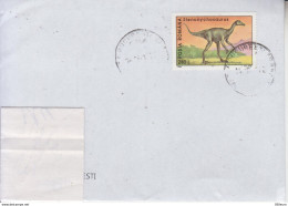 ROMANIA : PREHISTORIC FAUNA Cover Circulated In ROMANIA #406340612 - Registered Shipping! - Lettres & Documents