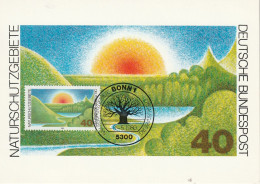 E 735) BRD 1980 Mi# 1052 FDC, MK: Natur Schutzgebiete - Protection De L'environnement & Climat