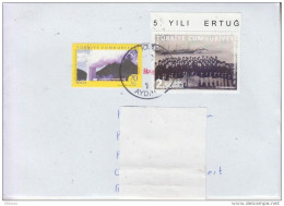 TURKEY : Cover Circulated To ROMANIA #384330256 - Registered Shipping! - Briefe U. Dokumente