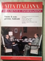 Vita Italiana Documenti E Informazioni 1989 - Varato Il Sesto Governo Andreotti Presidenza Del Consiglio Dei Ministri - Société, Politique, économie