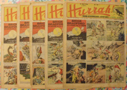 5 N° De Hurrah ! De 1936. Brick Bradford, Dick L'intrépide, Le Roi De La Police Montée. A Redécouvrir - Hurrah