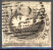 [O SUP] N° 6A (Pl. IVA), Grandes Marges - Belle Obl Centrale 'P162' Tamines, Coba +8 € - 1851-1857 Médaillons (6/8)