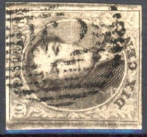 [O SUP] N° 6A (Pl. IVA), Grandes Marges - Belle Obl Centrale 'P162' Tamines, Coba +8 € - 1851-1857 Medaillons (6/8)