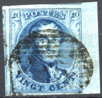 [O SUP] N° 11A, 20c Bleu Avec Belles Marges, 2 Voisins Et Grand Bdf - LUXE - 1858-1862 Medallones (9/12)