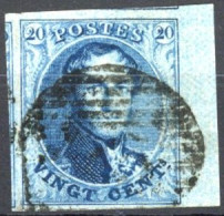 [O SUP] N° 11A, 20c Bleu Avec Belles Marges, 2 Voisins Et Grand Bdf - LUXE - 1858-1862 Medallions (9/12)