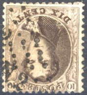 [O SUP] N° 14A, Belle Obl Ambulant 'N.2' - Coba +25 € - 1863-1864 Medaillen (13/16)