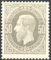 [** SUP] N° 35A, 50c Gris Pâle, Joli Centrage (non Compté) - Fraîcheur Postale - Cote: 900€ - 1869-1883 Leopold II.