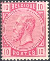 [** SUP] N° 38a, 10c Rose-carmin - Fraîcheur Postale - Cote: 90€ - 1869-1883 Leopold II.