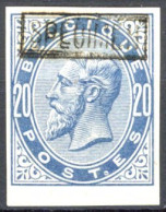 [* SUP] 1883 : Essai De Couleur -  20c Bleu Foncé Non Dentelé Avec Specimen - 1869-1883 Leopold II