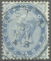 [O SUP] N° 40, Superbe Obl Ambulant 'EST 4' - Coba +++30 € - 1869-1883 Leopoldo II