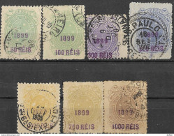 _7Rr-889:  Restje  Van 7 Zegels:  Diverse..uit N° 105/111...om Verder Uit Te Zoeken.... - Used Stamps