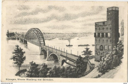 6Rm-368: Nijmegen. Nieuwe Waalbrug Met Belvedère   1936 - Nijmegen