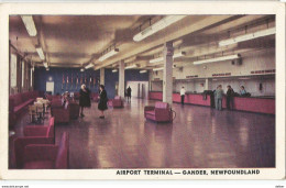 6Rm-984: AIRPORT TERMINAL - GANDER, NEWFOUNDLAND: +2x N°260: 1948 > Anvers - Otros & Sin Clasificación