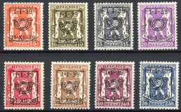 [** SUP] PRE420/27, Série 16 - Cote: 80€ - Typo Precancels 1936-51 (Small Seal Of The State)