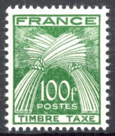 [** SUP] TX89, 100f Vert - La Bonne Valeur - Cote: 80€ - 1859-1959 Afgestempeld