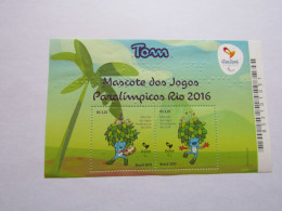 Bre33  Feuillet   2015  MNH  Mi B177  Paralympique - Verano 2016: Rio De Janeiro