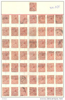 3n-871: 50 Double Stamps - Timbres Doubles:  1½ P - Unclassified