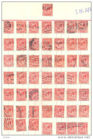 3n-878: 50 Double Stamps - Timbres Doubles:  1 P - Unclassified