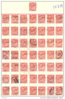 3n-879: 50 Double Stamps - Timbres Doubles:  1 P - Sin Clasificación