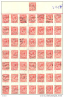 3n-877: 50 Double Stamps - Timbres Doubles:  1 P - Non Classificati