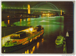 _2n188: Sydney  Harbour A Night View: Bird - Vogel : HARDBORD N.S.W. AUST > Holland.. - Sydney