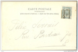 _4Cp-617: N° 655-tab [A] Op Postkaart Als Drukwerk Verstuurd > E / Ville: 75e Anniversaire Grand Tournoi..1. Olivier - Roller Precancels 1900-09