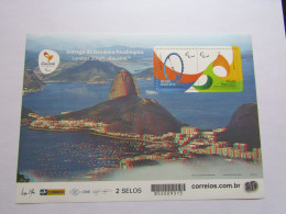 Bre36  Feuillet   2016  MNH  Sc 3294  Paralympique   3D - Sommer 2016: Rio De Janeiro