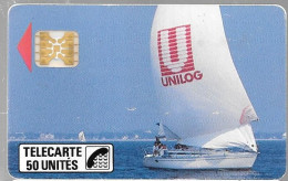 CARTE-PRIVEE-1989-D41A-SC4Ob-UNILOG -Grosse Fleche-2000ex-V°  Imp 10525-R° Quelques Rayures-BE/RARE - Ad Uso Privato