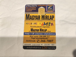 HUNGARY-(HU-S-1996-11F5)-Aranykártya-(3)-(120units)-(01ECCA2D--331091-0DS)-(tirage-100.000)-used,card+1card Prepiad Free - Ungarn
