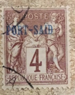 PORT-SAÏD . Type Sage N°4 - Used Stamps