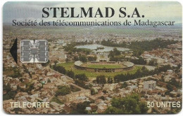 Madagascar - Telecom Malagasy - Aerial View Of Antananarivo (STELMAD S.A.) - Chip SC7, 50Units, Used - Madagaskar