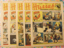 5 N° De Hurrah ! De 1938. Brick Bradford, Dick L'intrépide, Le Roi De La Police Montée, Gordon. A Redécouvrir - Hurrah