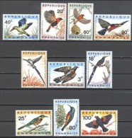 Rwanda - 233/242 - Oiseaux - 1967 - MNH - Nuovi