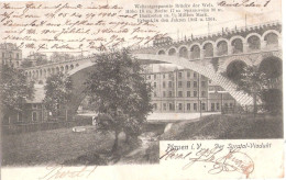 Delcampe - PLAUEN Vogtland Der Syratal Viadukt Erbaut 1903 U 1904 BauKosten 1/2 Million Mark Spannweite 90 M Höhe 18 M Breite 17m - Plauen