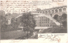 PLAUEN Vogtland Der Syratal Viadukt Erbaut 1903 U 1904 BauKosten 1/2 Million Mark Spannweite 90 M Höhe 18 M Breite 17m - Plauen