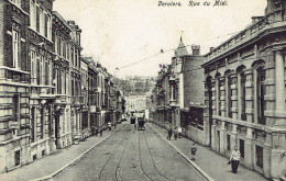 Verviers Rue Du Midi  Circulée 1907 Tram - Verviers
